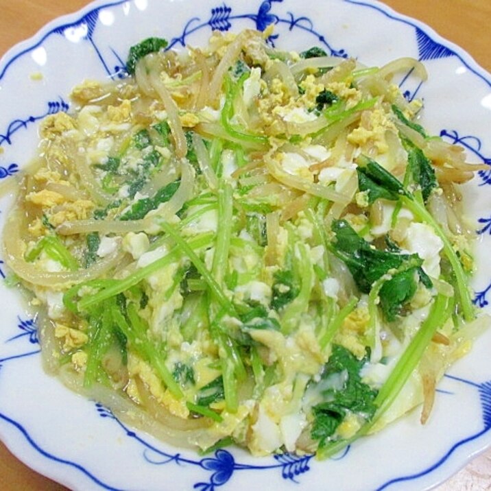 もやしと三つ葉の卵とじ レシピ 作り方 By マリリン32 楽天レシピ もやしと三つ葉の卵とじ レシピ 作り方 By マリリン32 楽天レシピ